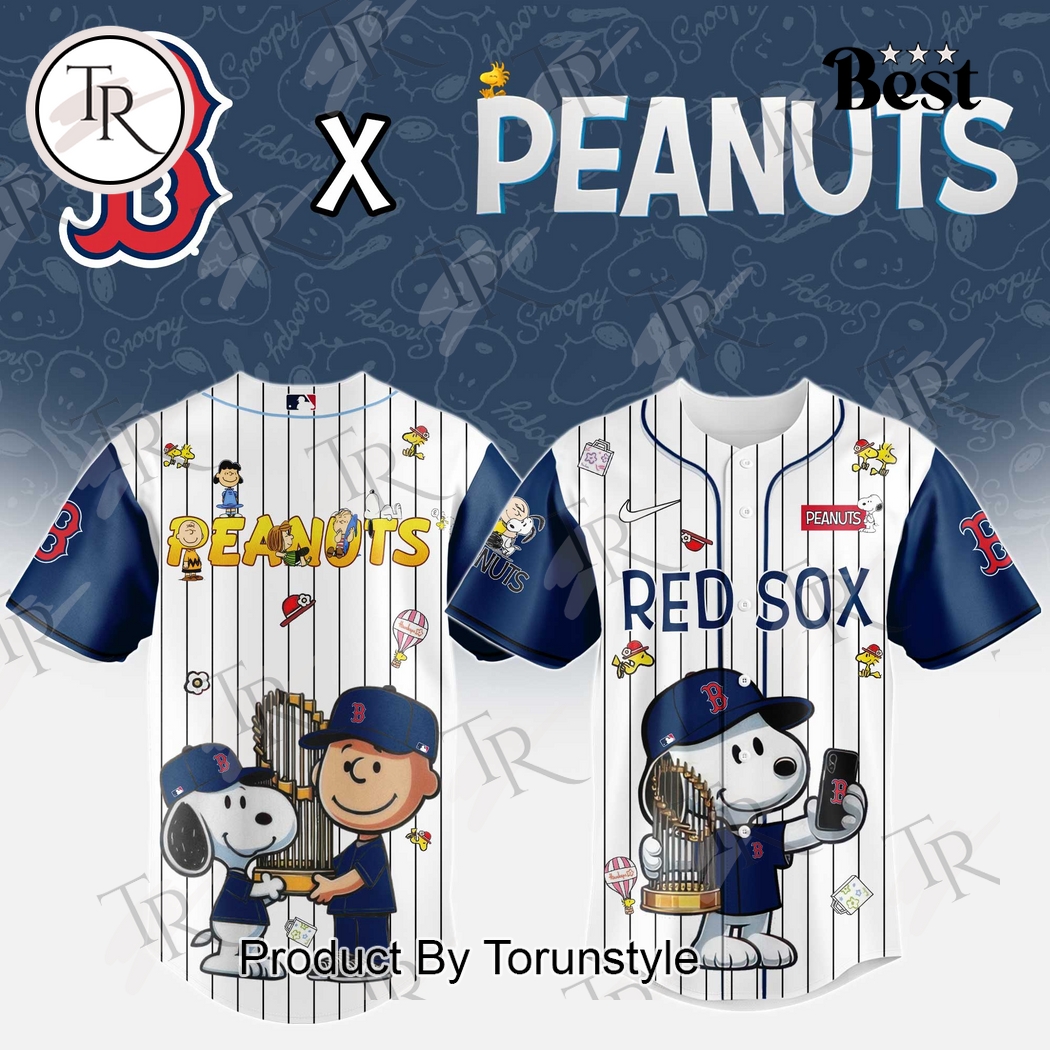 Boston Red Sox 2025 X Peanuts New Special Edition Baseball Jersey Boston Red Sox 2025 X Peanuts New Special Edition Baseball Jersey