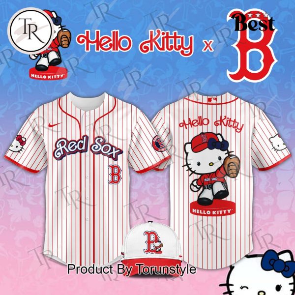 Boston Red Sox x Hello Kitty Night 2025 Special Edition Baseball Jersey