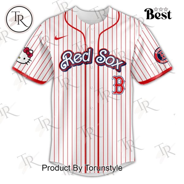 Boston Red Sox x Hello Kitty Night 2025 Special Edition Baseball Jersey