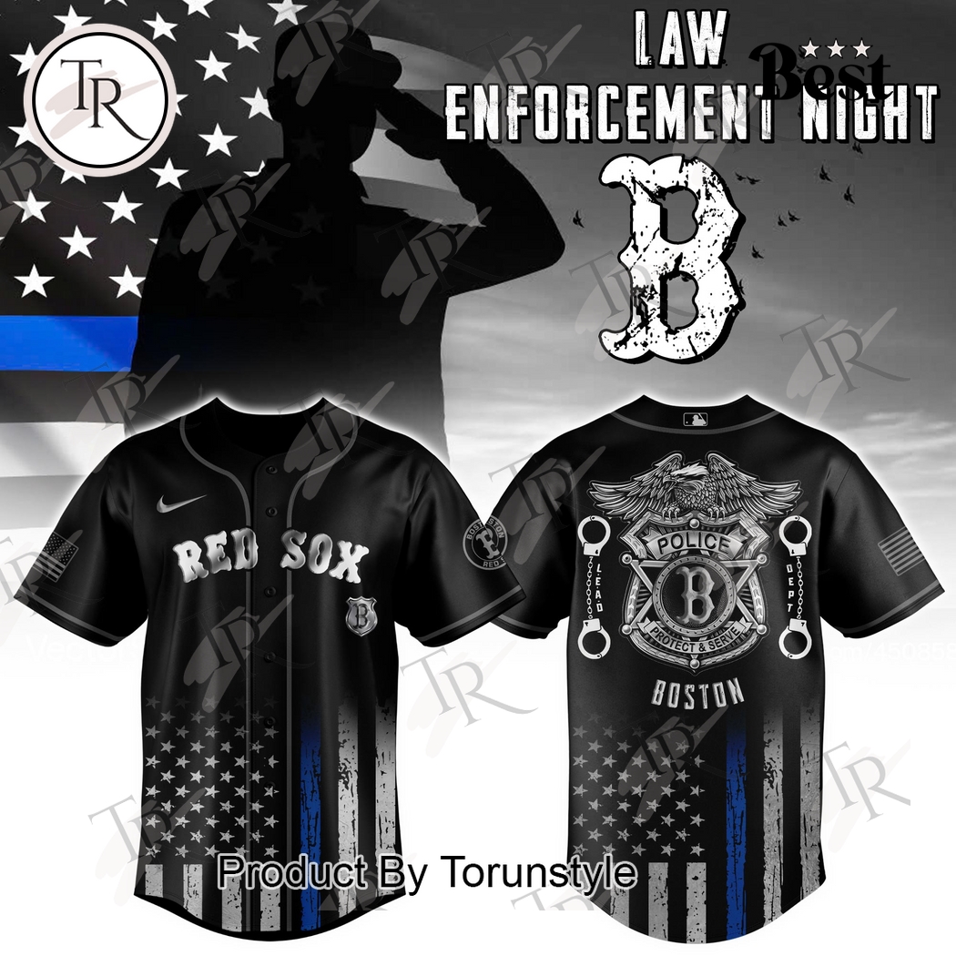 Boston Red Sox X Law Enforcement Night 2025 Limited Edition Baseball Jersey Boston Red Sox X Law Enforcement Night 2025 Limited Edition Baseball Jersey