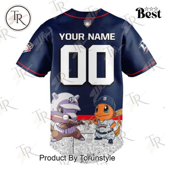 Bravos De Leon 2025 Pokemon Custom Name Limited Edition Baseball Jersey