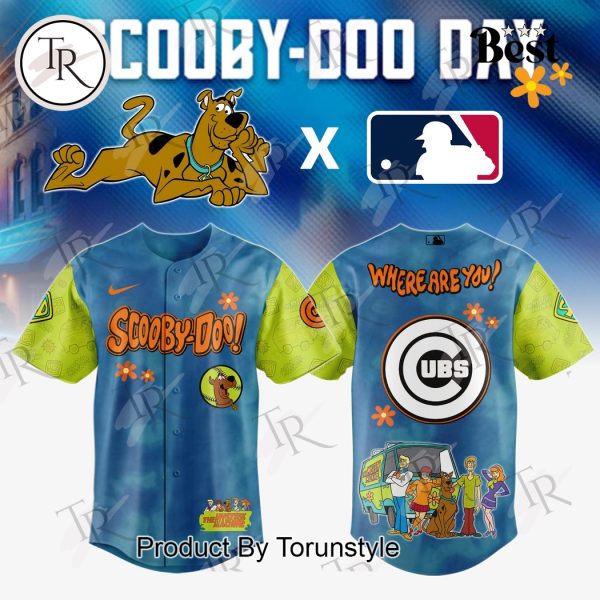 Chicago Cubs X Scooby Doo Day 2025 Where Are You! Limited Edition Baseball Jersey
