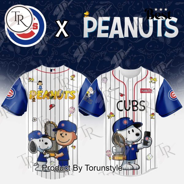 Chicago Cubs 2025 X Peanuts New Special Edition Baseball Jersey