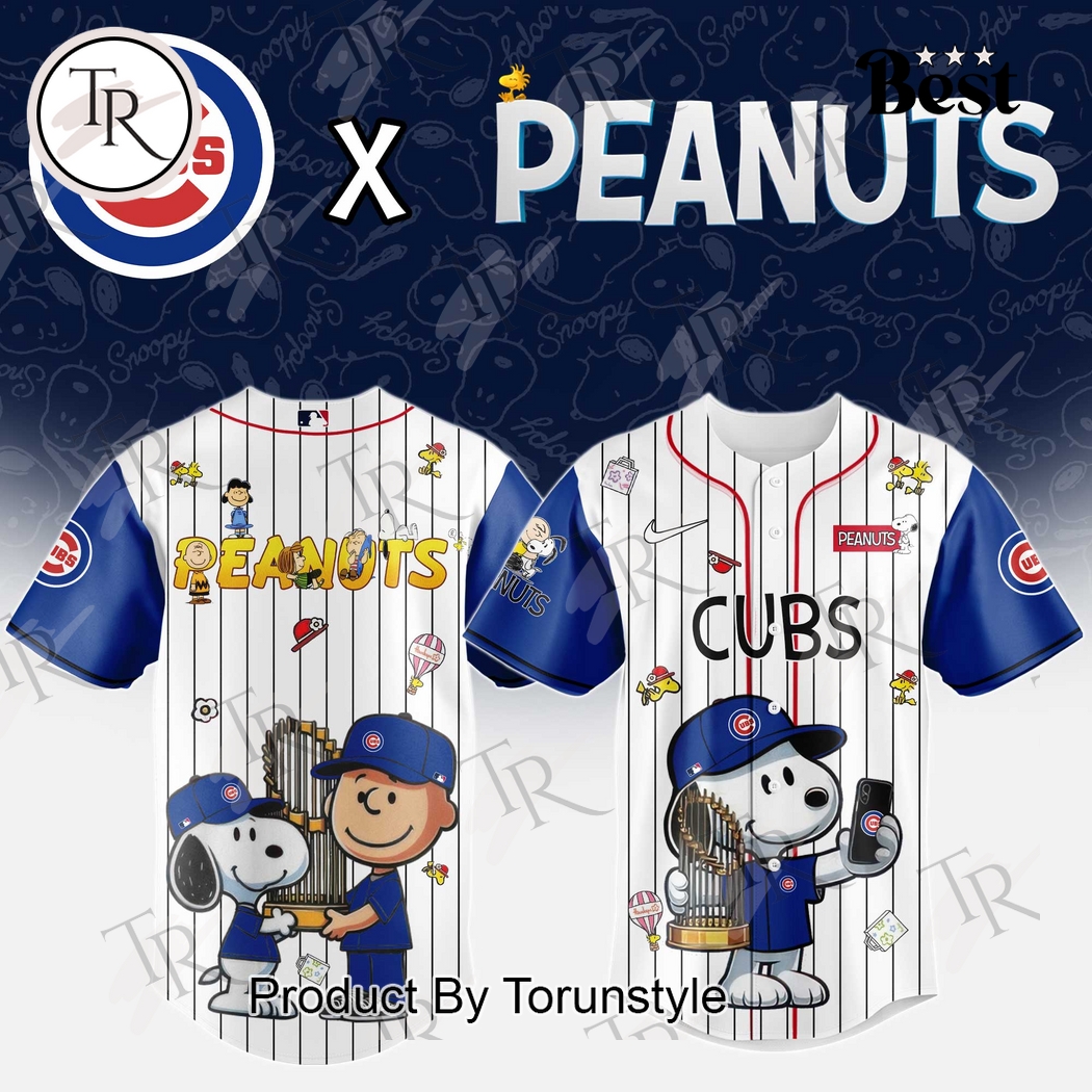 Chicago Cubs 2025 X Peanuts New Special Edition Baseball Jersey Chicago Cubs 2025 X Peanuts New Special Edition Baseball Jersey