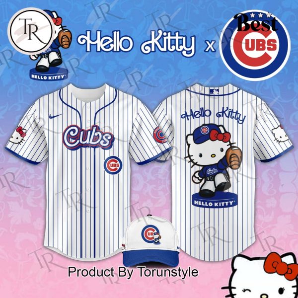 Chicago Cubs x Hello Kitty Night 2025 Special Edition Baseball Jersey