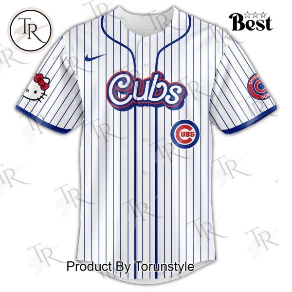 Chicago Cubs x Hello Kitty Night 2025 Special Edition Baseball Jersey