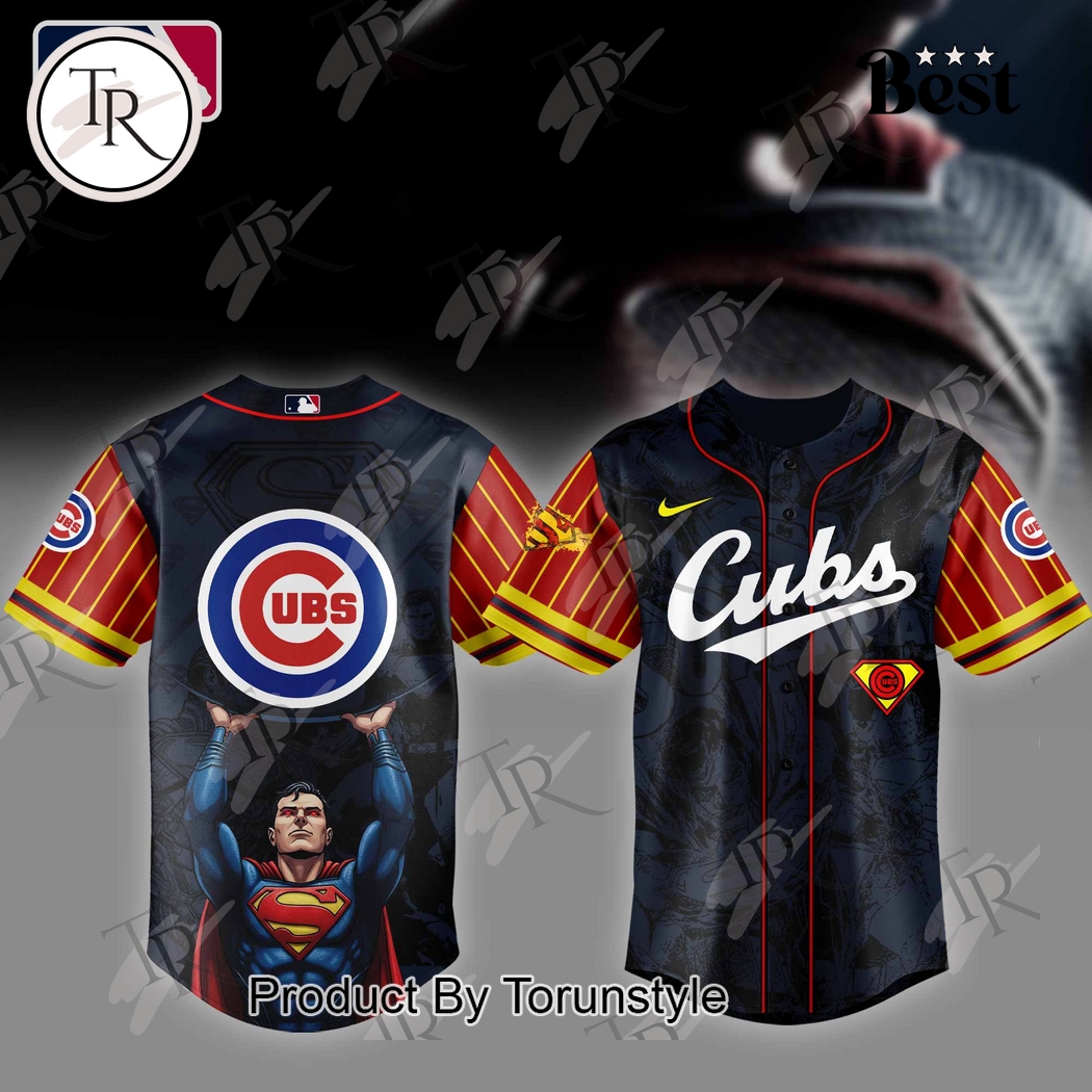 Chicago Cubs x Superman 2025 Special Edition Baseball Jersey Chicago Cubs x Superman 2025 Special Edition Baseball Jersey