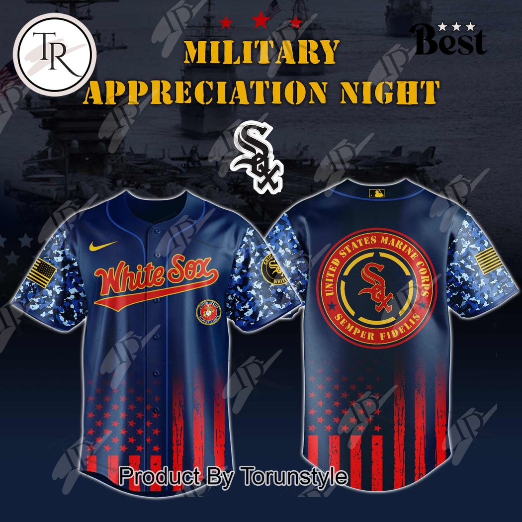 Chicago White Sox 2025 Military Appreciation Night Limited Edition Baseball Jersey Chicago White Sox 2025 Military Appreciation Night Limited Edition Baseball Jersey