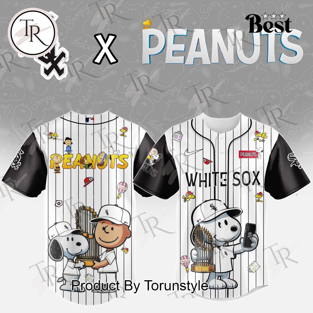 Chicago White Sox 2025 X Peanuts New Special Edition Baseball Jersey Chicago White Sox 2025 X Peanuts New Special Edition Baseball Jersey
