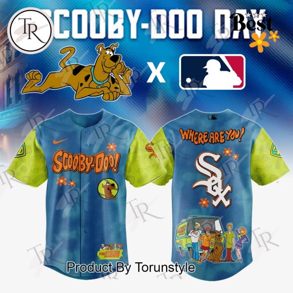 Chicago White Sox X Scooby Doo Day 2025 Where Are You! Limited Edition Baseball Jersey