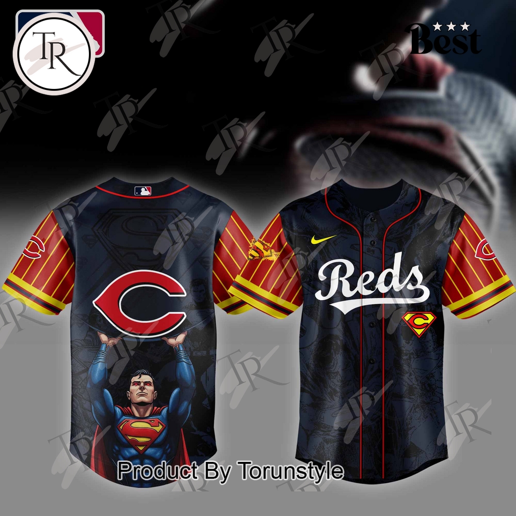 Cincinnati Reds x Superman 2025 Special Edition Baseball Jersey Cincinnati Reds x Superman 2025 Special Edition Baseball Jersey