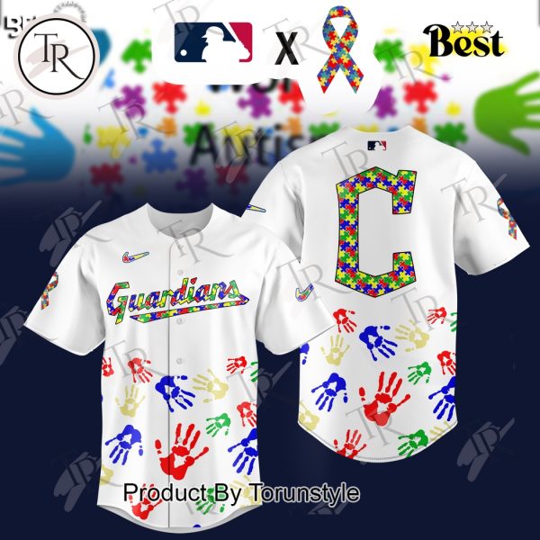 Cleveland Guardians 2025 Autism Awareness Special Edition Baseball Jersey