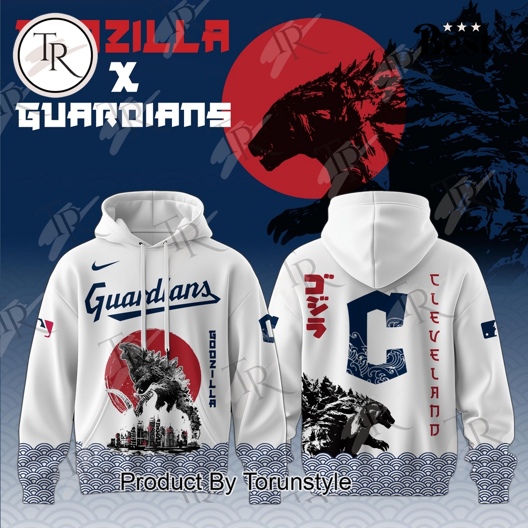 Cleveland Guardians 2025 Godzilla Limited Edition Hoodie Cleveland Guardians 2025 Godzilla Limited Edition Hoodie
