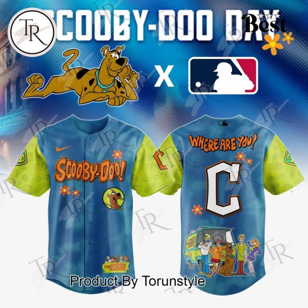 Cleveland Guardians X Scooby Doo Day 2025 Where Are You! Limited Edition Baseball Jersey
