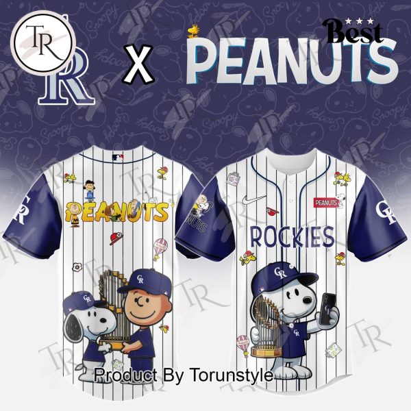 Colorado Rockies 2025 X Peanuts New Special Edition Baseball Jersey