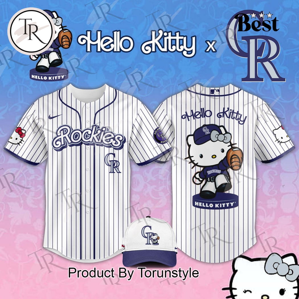 Colorado Rockies x Hello Kitty Night 2025 Special Edition Baseball Jersey Colorado Rockies x Hello Kitty Night 2025 Special Edition Baseball Jersey