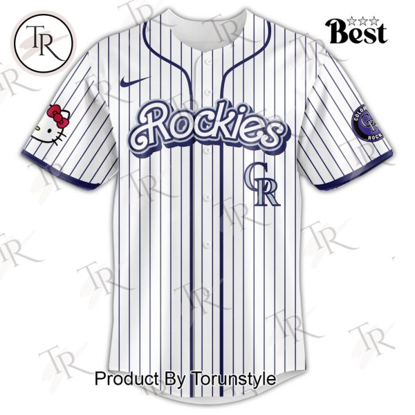 Colorado Rockies x Hello Kitty Night 2025 Special Edition Baseball Jersey