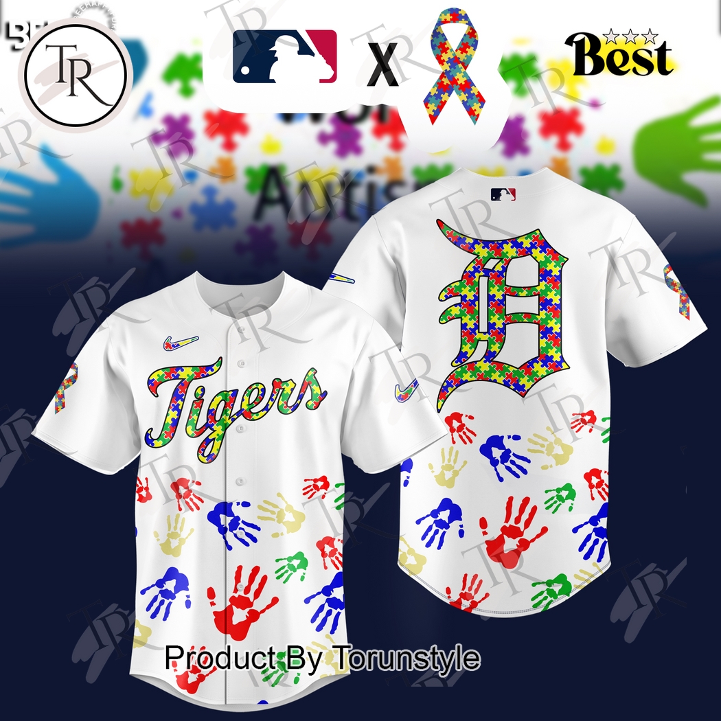 Detroit Tigers 2025 Autism Awareness Special Edition Baseball Jersey Detroit Tigers 2025 Autism Awareness Special Edition Baseball Jersey