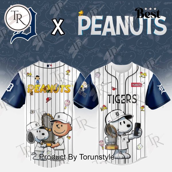 Detroit Tigers 2025 X Peanuts New Special Edition Baseball Jersey
