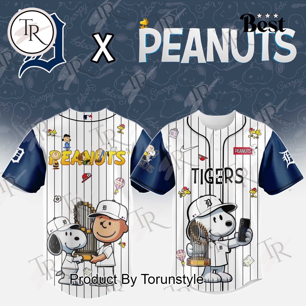 Detroit Tigers 2025 X Peanuts New Special Edition Baseball Jersey Detroit Tigers 2025 X Peanuts New Special Edition Baseball Jersey