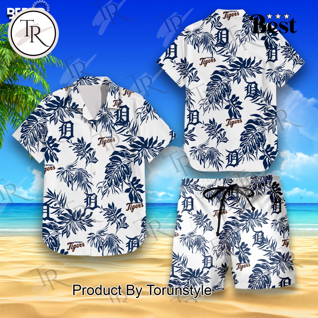 Detroit Tigers Summer 2025  Edition Hawaiian Set