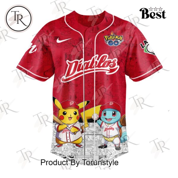 Diablos Rojos Del Mexico 2025 Pokemon Custom Name Limited Edition Baseball Jersey