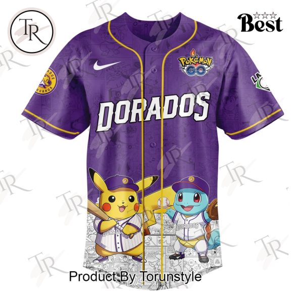 Dorados De Chihuahua 2025 Pokemon Custom Name Limited Edition Baseball Jersey