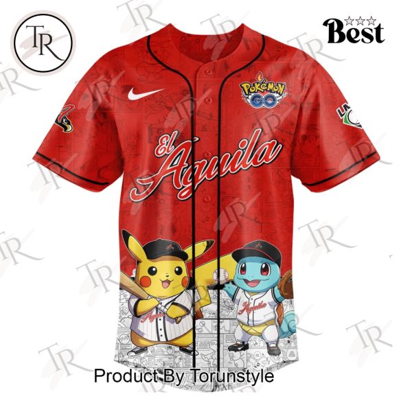 El Aguila De Veracruz 2025 Pokemon Custom Name Limited Edition Baseball Jersey