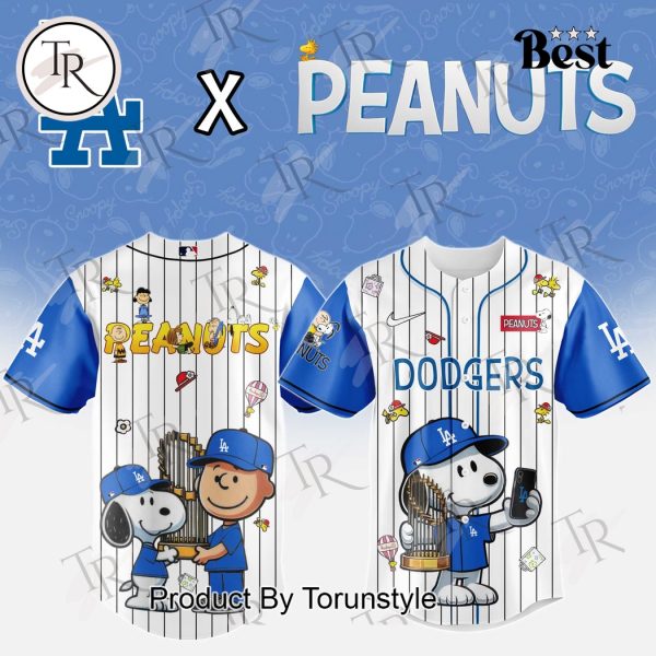 Los Angeles Dodgers 2025 X Peanuts New Special Edition Baseball Jersey