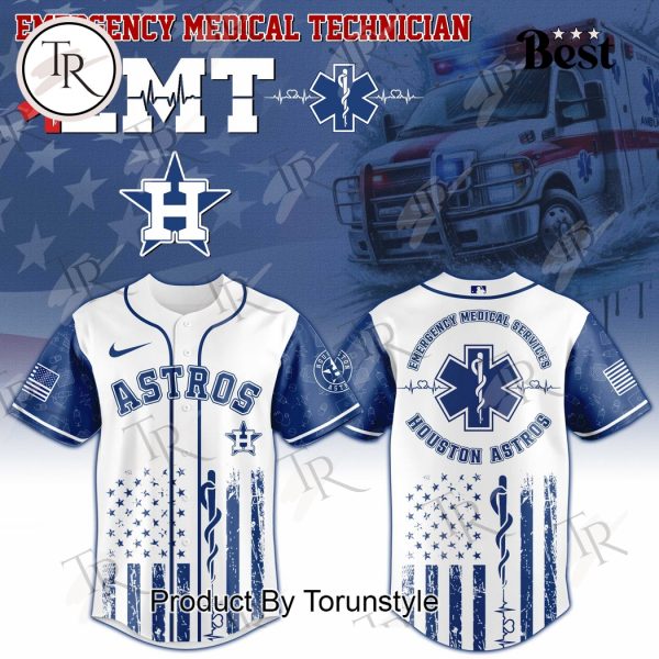 Houston Astros X Emergency Medical Technician Appreciation Night 2025 Limited Edition Baseball Jersey