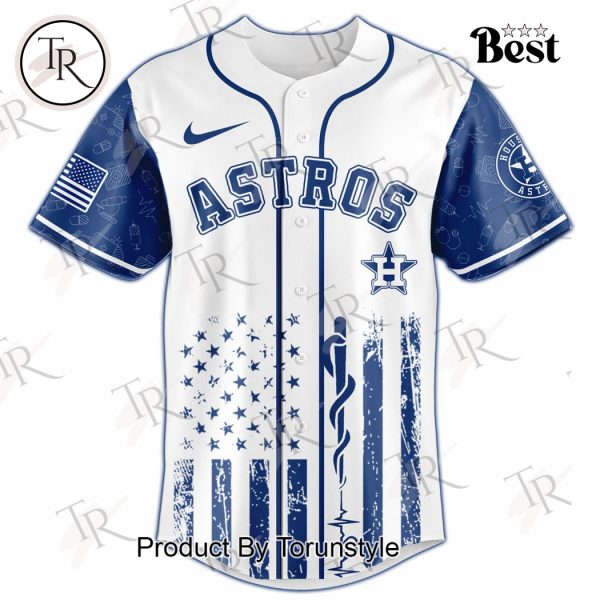 Houston Astros X Emergency Medical Technician Appreciation Night 2025 Limited Edition Baseball Jersey