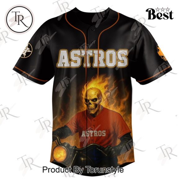 Houston Astros X Ghost Rider 2025 Limited Edition Baseball Jersey