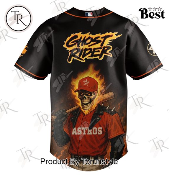 Houston Astros X Ghost Rider 2025 Limited Edition Baseball Jersey
