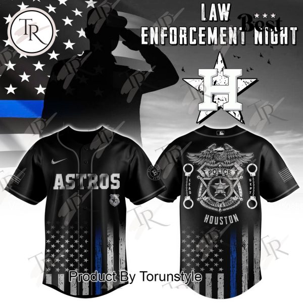 Houston Astros X Law Enforcement Night 2025 Limited Edition Baseball Jersey