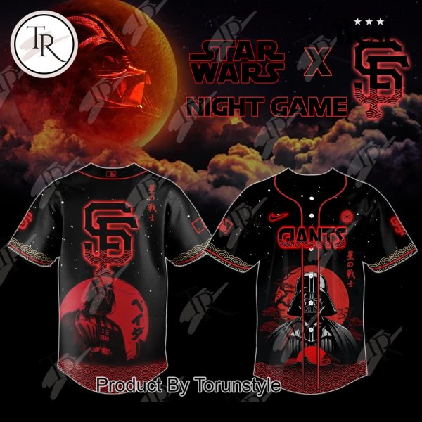 Star Wars Night Game X San Francisco Giants 2025 Special Edition Baseball Jersey