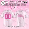 Atlanta Braves X Breast Cancer Awareness Game Night 2025 Custom Name Limited Edition Baseball Jersey
