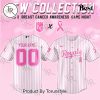 Houston Astros X Breast Cancer Awareness Game Night 2025 Custom Name Limited Edition Baseball Jersey