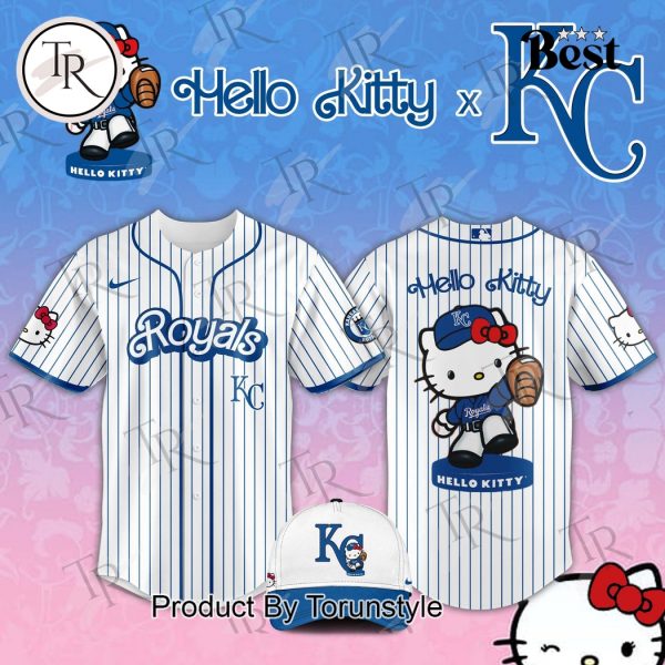 Kansas City Royals x Hello Kitty Night 2025 Special Edition Baseball Jersey