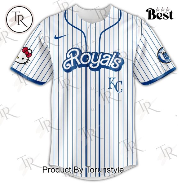 Kansas City Royals x Hello Kitty Night 2025 Special Edition Baseball Jersey