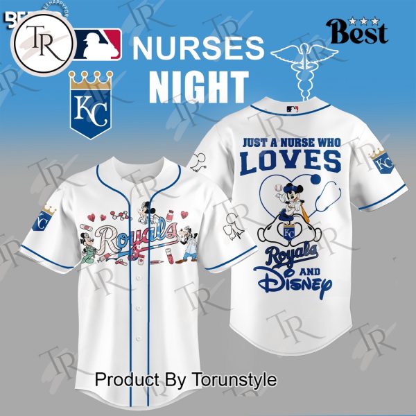 Kansas City Royals X Mickey Mouse Just A Nurse Who Loves 2025 Limited Edition Baseball Jersey