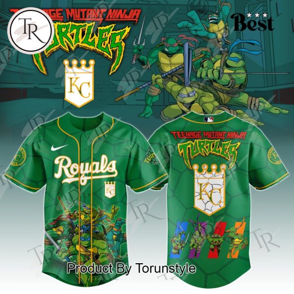 Kansas City Royals x Teenage Mutant Ninja Turtles 2025 Special Edition Baseball Jersey