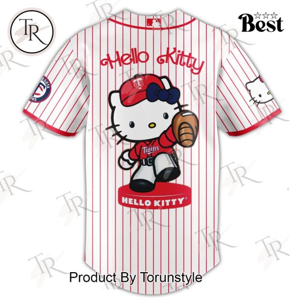 Minnesota Twins x Hello Kitty Night 2025 Special Edition Baseball Jersey