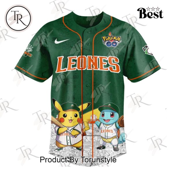Leones De Yucatan 2025 Pokemon Custom Name Limited Edition Baseball Jersey