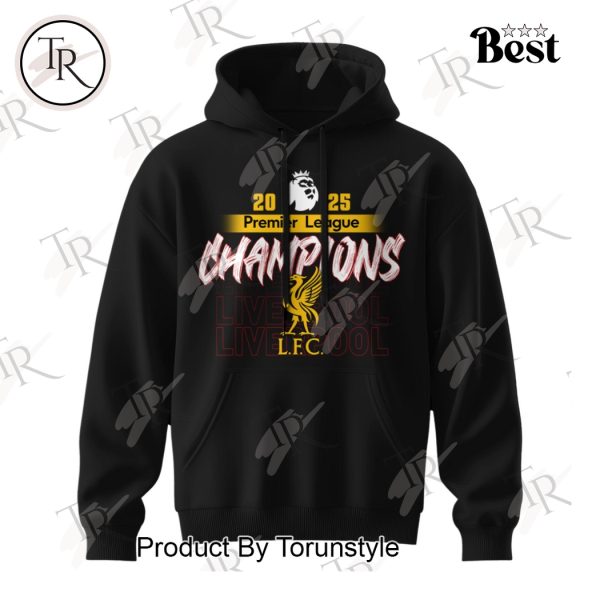 Liverpool 2025 Premier League Champions Limited Edition Hoodie