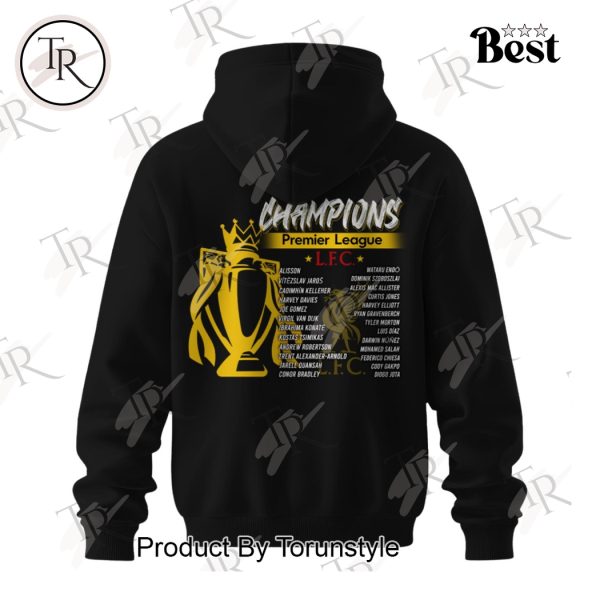 Liverpool 2025 Premier League Champions Limited Edition Hoodie