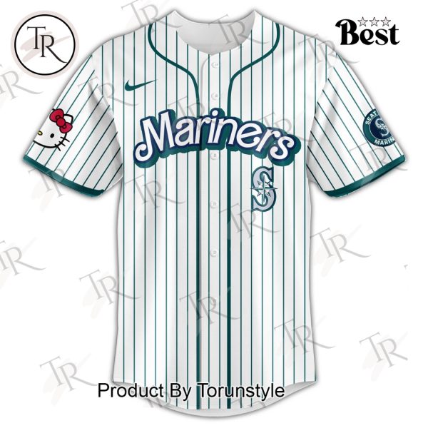 Seattle Mariners x Hello Kitty Night 2025 Special Edition Baseball Jersey
