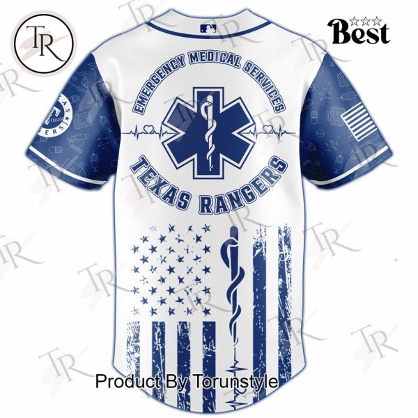 Texas Rangers X Emergency Medical Technician Appreciation Night 2025 Limited Edition Baseball Jersey