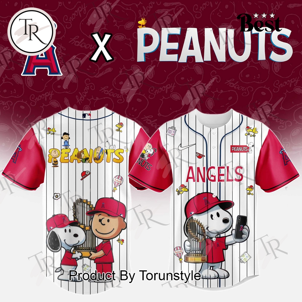 Los Angeles Angels 2025 X Peanuts New Special Edition Baseball Jersey Los Angeles Angels 2025 X Peanuts New Special Edition Baseball Jersey