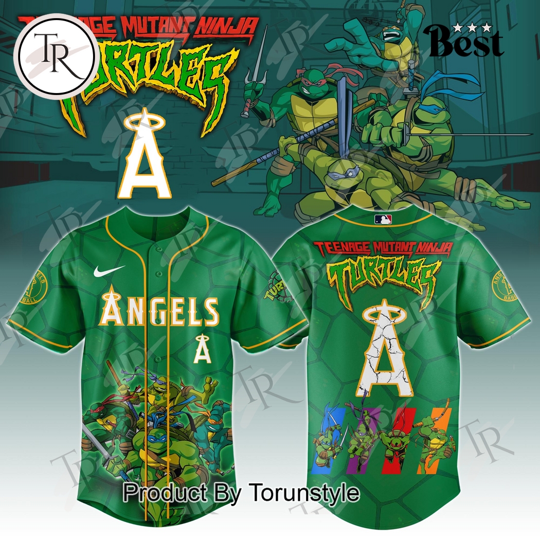 Los Angeles Angels x Teenage Mutant Ninja Turtles 2025 Special Edition Baseball Jersey Los Angeles Angels x Teenage Mutant Ninja Turtles 2025 Special Edition Baseball Jersey
