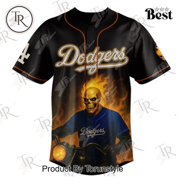 Los Angeles Dodgers X Ghost Rider 2025 Limited Edition Baseball Jersey